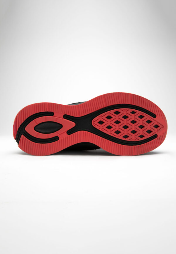 MILTON TRAINING SHOES - BLACK/RED - Image 6