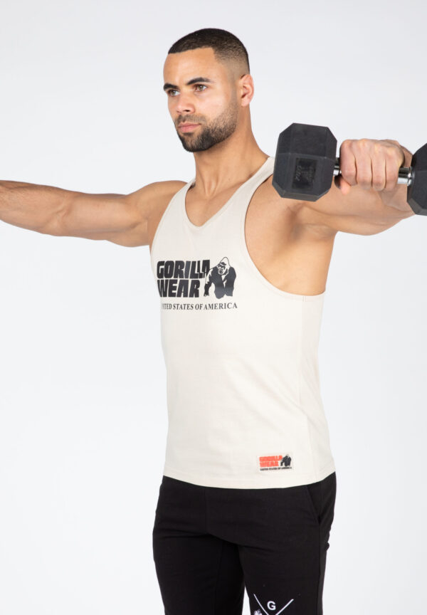 CLASSIC TANK TOP - BEIGE - Image 4