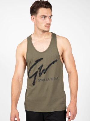 EVANSVILLE TANK TOP – ARMY GREEN