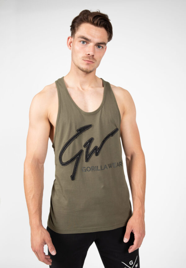 EVANSVILLE TANK TOP - ARMY GREEN - Image 4