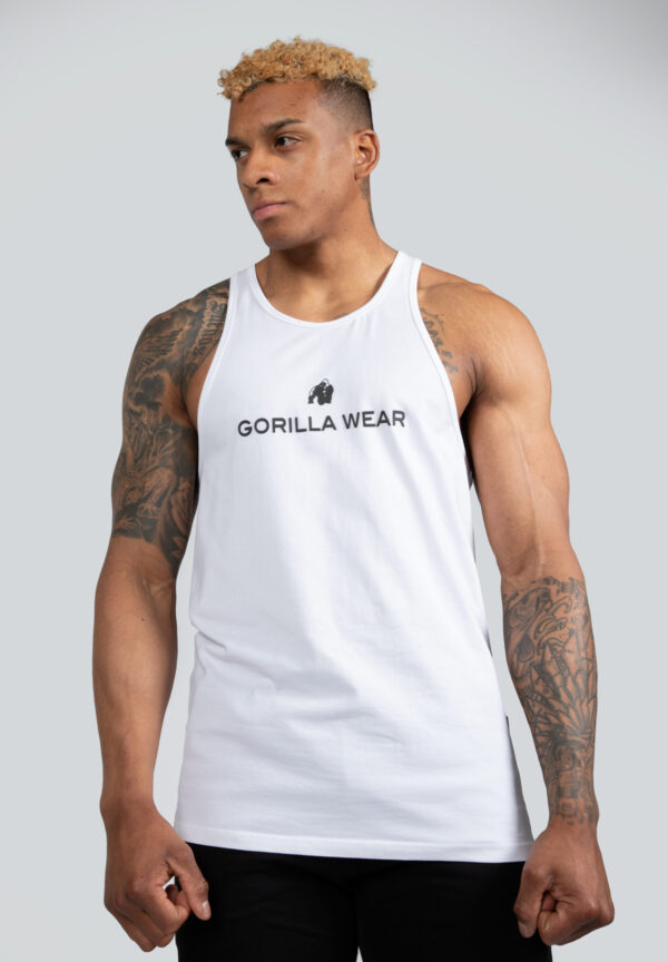 CARTER STRETCH TANK TOP - WHITE - Image 4