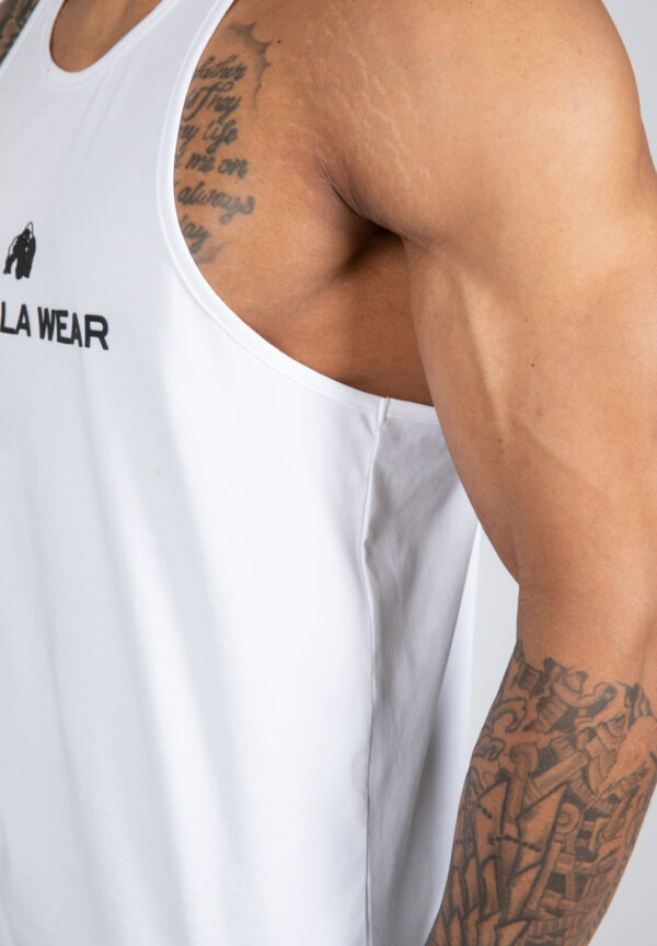CARTER STRETCH TANK TOP - WHITE - Image 5