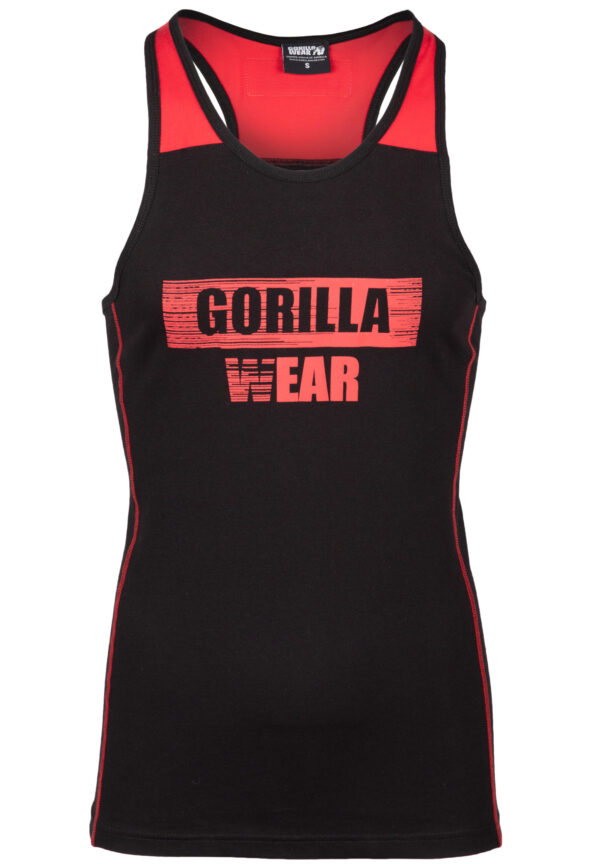 WALLACE TANK TOP - BLACK/RED - Image 5