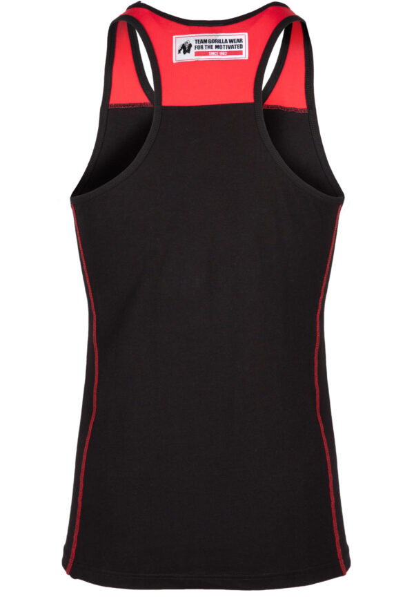 WALLACE TANK TOP - BLACK/RED - Image 6
