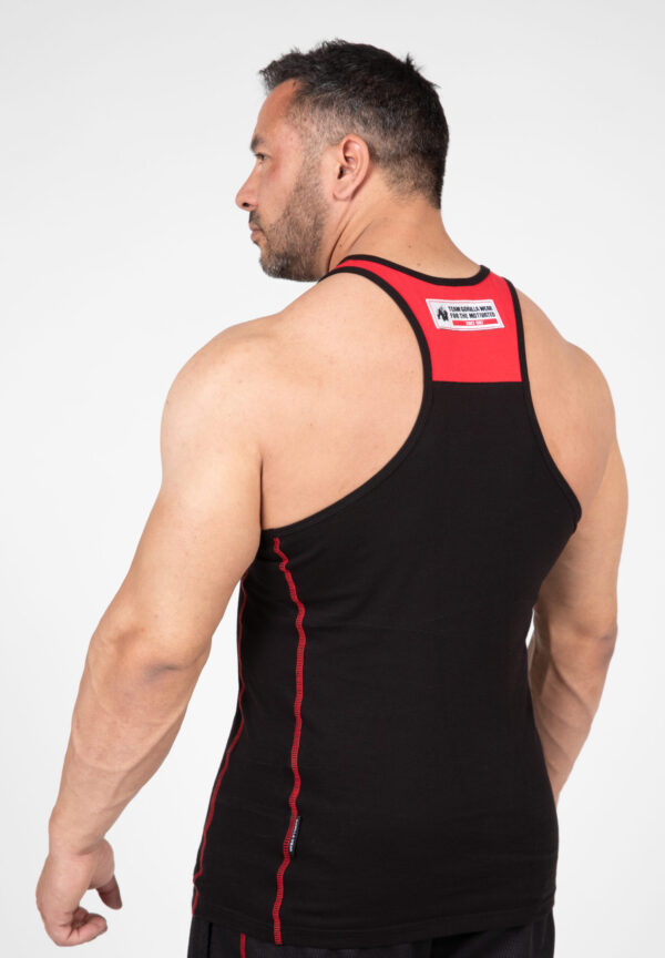 WALLACE TANK TOP - BLACK/RED - Image 2