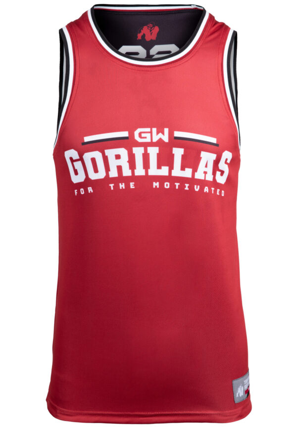 KEENE REVERSIBLE TANK TOP - RED/BLACK - Image 6
