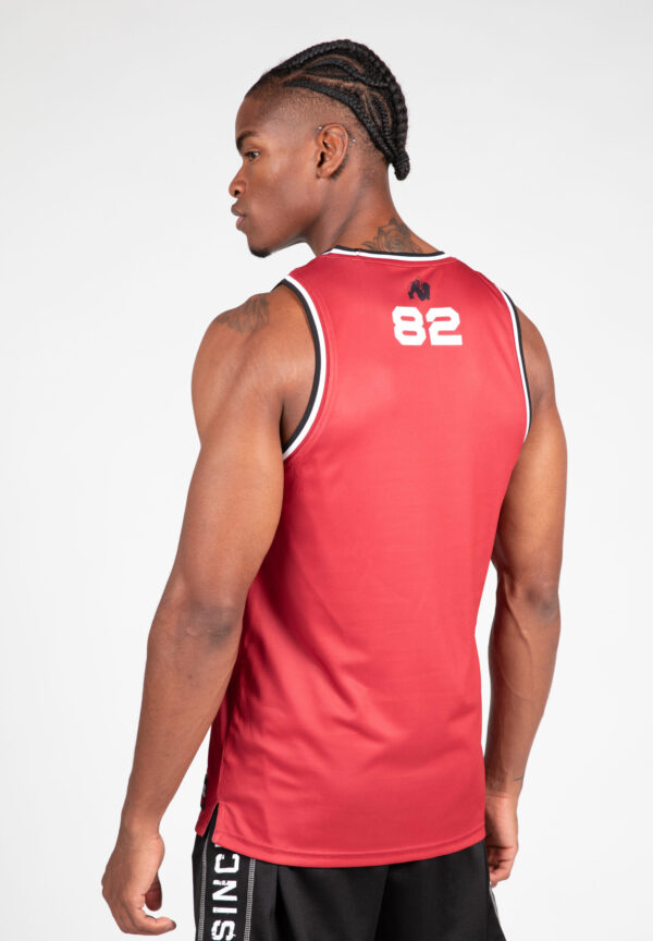 KEENE REVERSIBLE TANK TOP - RED/BLACK - Image 2