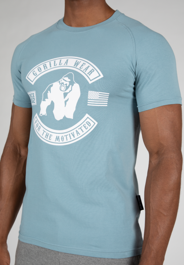 TULSA T-SHIRT - BLUE - Image 4