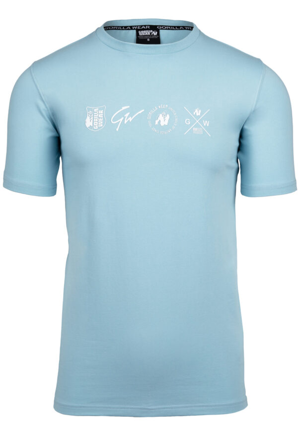 SWANTON T-SHIRT - BLUE - Image 6