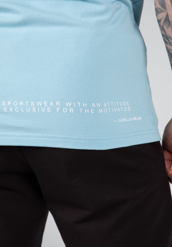 SWANTON T-SHIRT - BLUE - Image 5