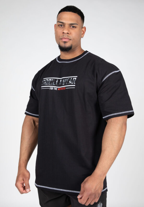 SAGINAW OVERSIZED T-SHIRT BLACK - Image 2