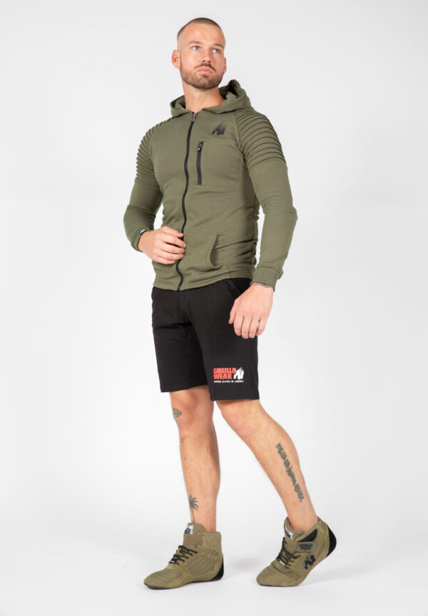 DELTA ZIPPED HOODIE - ARMY GREEN - Image 3