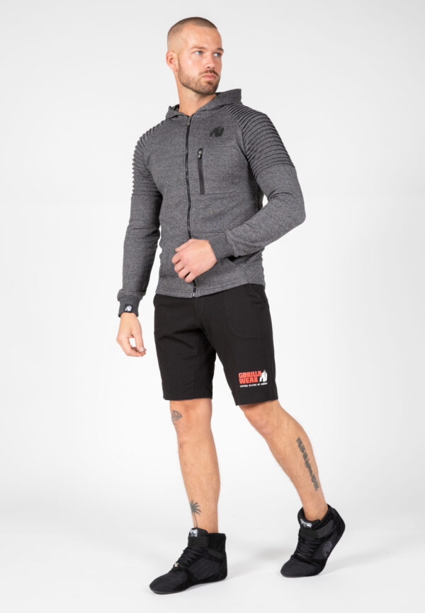 DELTA ZIPPED HOODIE - GRAY - Image 3