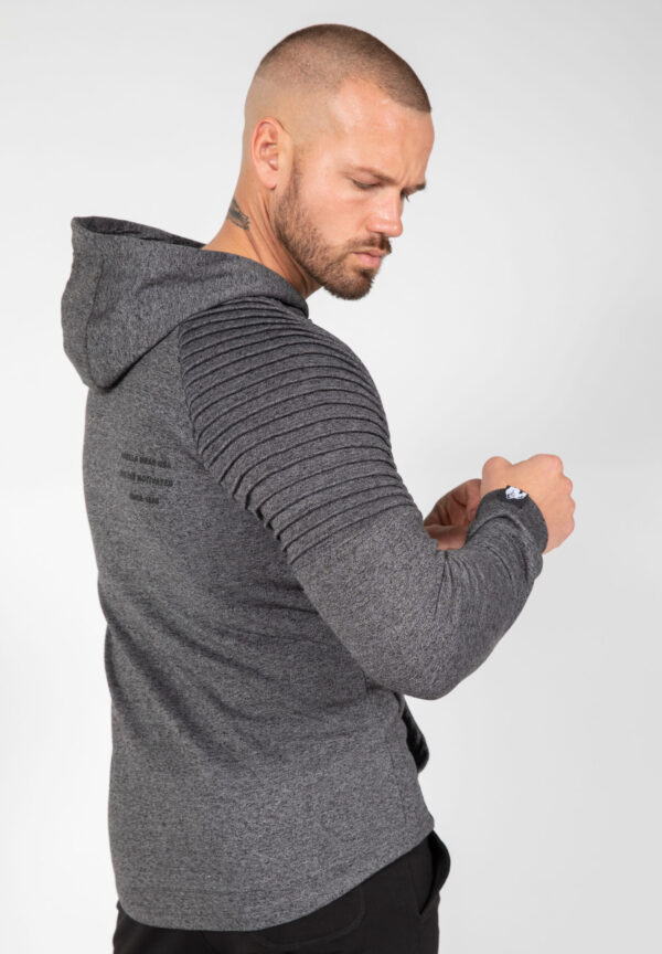 DELTA ZIPPED HOODIE - GRAY - Image 2