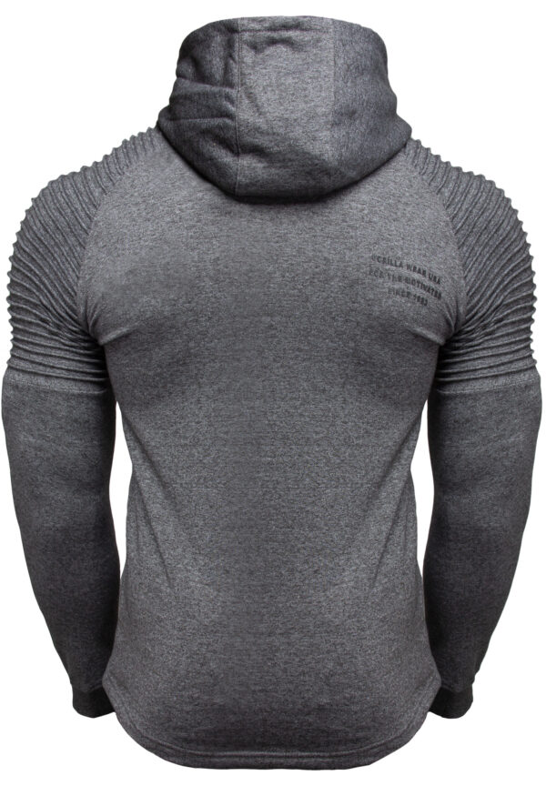 DELTA ZIPPED HOODIE - GRAY - Image 7