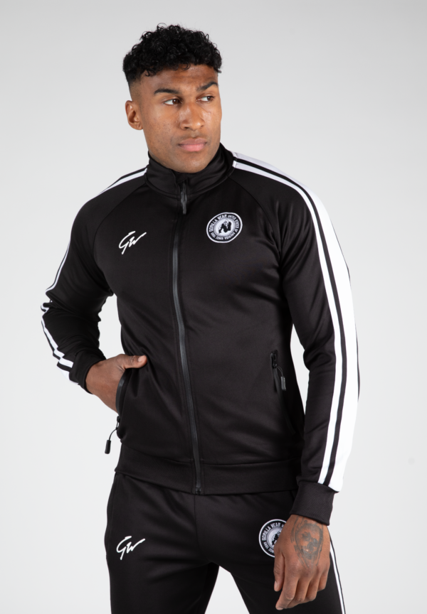 STRATFORD TRACK JACKET - BLACK