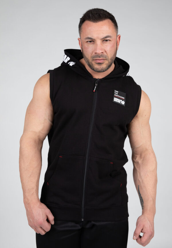 MILWAUKEE S/L ZIPPED HOODIE - BLACK - Image 4