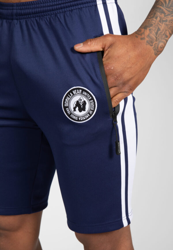 STRATFORD TRACK SHORTS - NAVY - Image 4