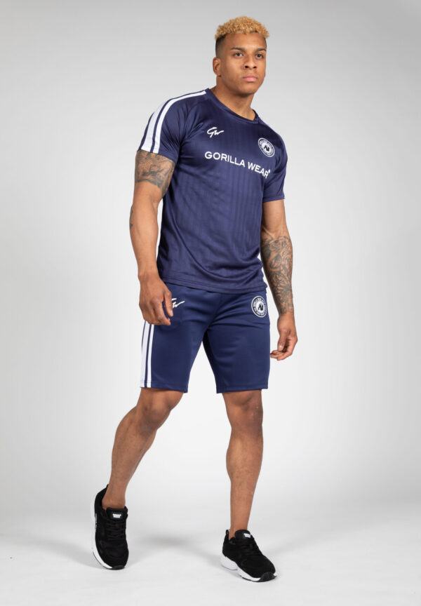 STRATFORD TRACK SHORTS - NAVY - Image 3