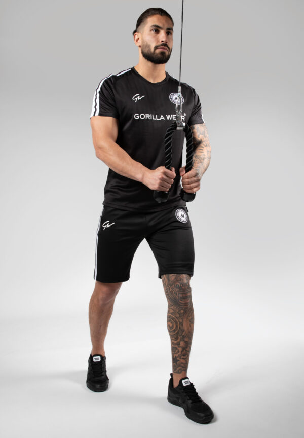 STRATFORD TRACK SHORTS - BLACK - Image 3