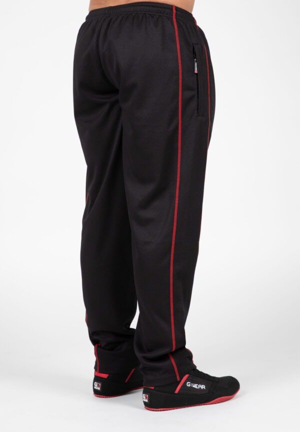 WALLACE MESH PANTS - BLACK/RED - Image 2