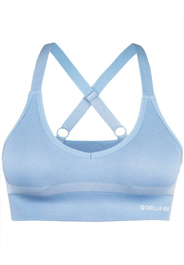 SELAH SEAMLESS SPORTS BRA - LIGHT BLUE - Image 5