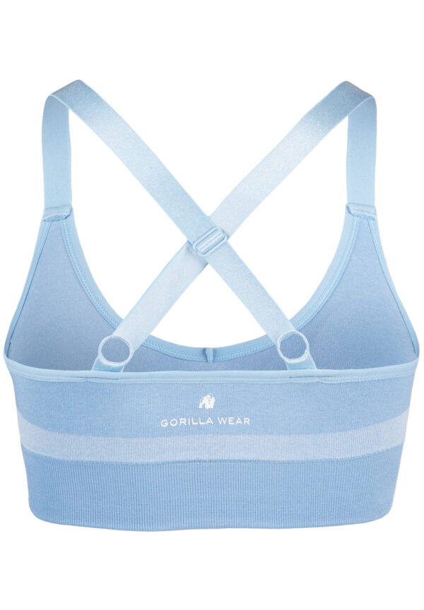 SELAH SEAMLESS SPORTS BRA - LIGHT BLUE - Image 6