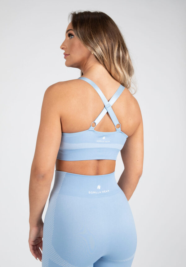 SELAH SEAMLESS SPORTS BRA - LIGHT BLUE - Image 2