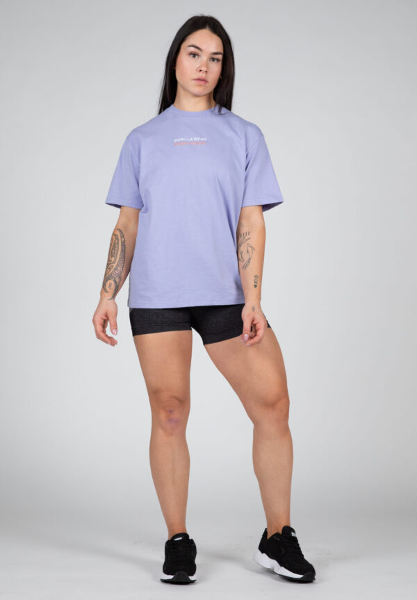 MEDINA OVERSIZED T-SHIRT - LILAC - Image 3