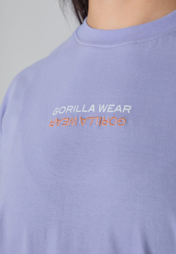MEDINA OVERSIZED T-SHIRT - LILAC - Image 5