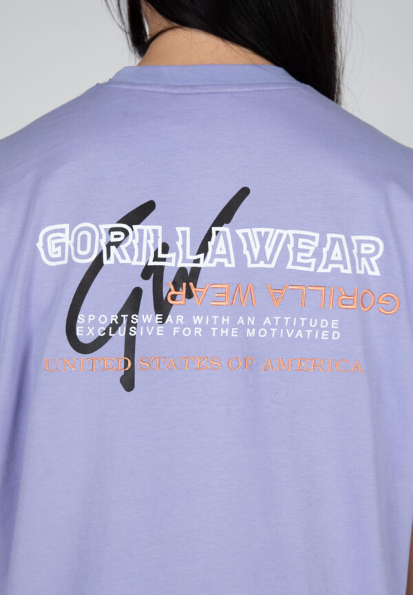 MEDINA OVERSIZED T-SHIRT - LILAC - Image 4
