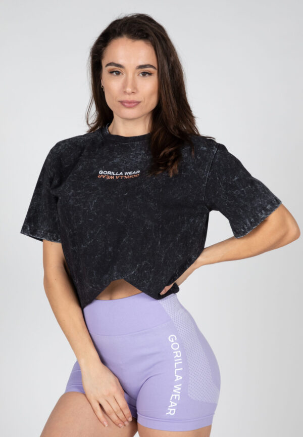 MEDINA OVERSIZED T-SHIRT - WASHED BLACK - Image 2