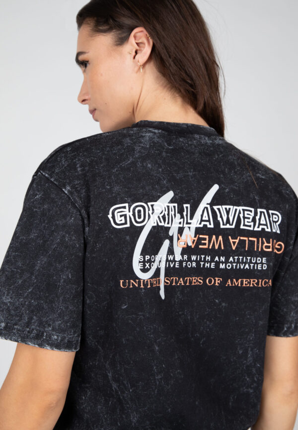 MEDINA OVERSIZED T-SHIRT - WASHED BLACK - Image 4