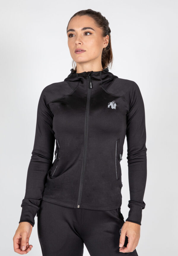 HALSEY TRACK JACKET - BLACK