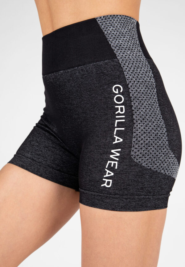 SELAH SEAMLESS SHORTS - BLACK - Image 4