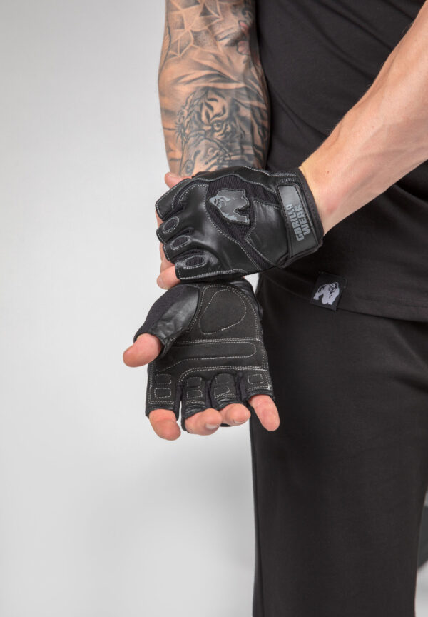 MITCHEL TRAINING GLOVES - BLACK - Image 3