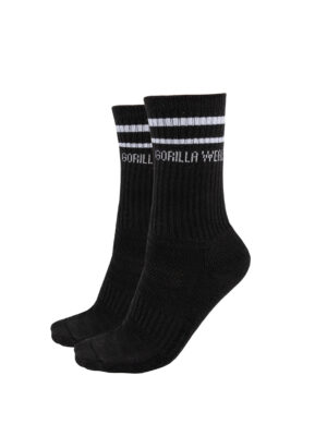 CREW SOCKS 2-PACK – BLACK