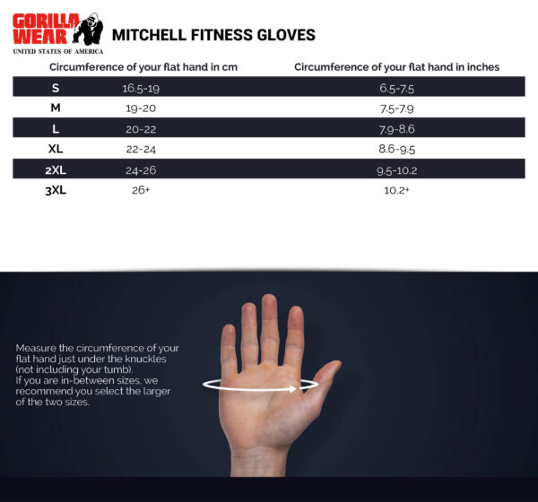 MITCHEL TRAINING GLOVES - BLACK - Image 5