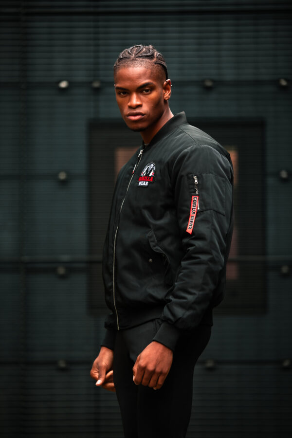 Covington Bomber Jacket - Black - Image 3