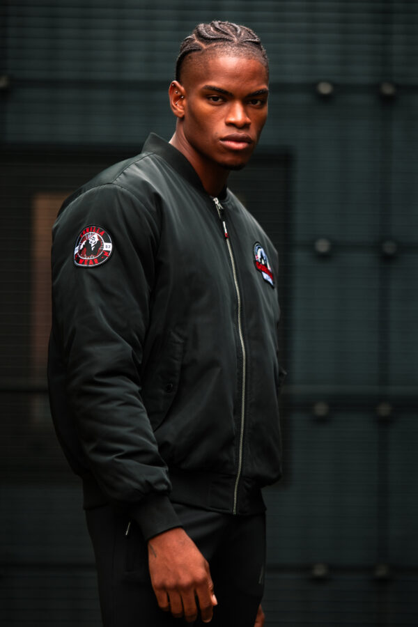 Covington Bomber Jacket - Black - Image 5