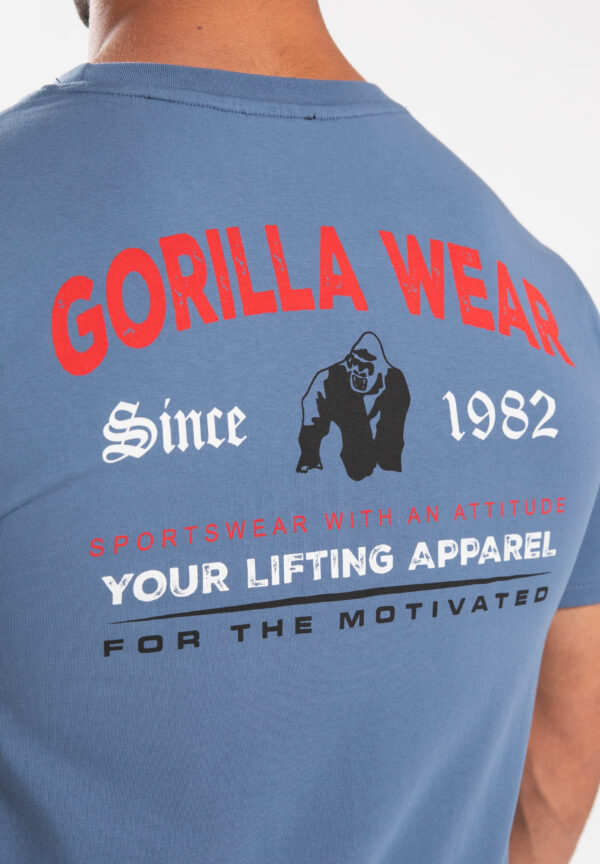 Warren T-Shirt - Coronet Blue - Image 4