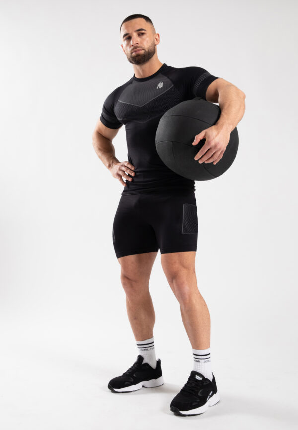 Norton Seamless T-Shirt - Black - Image 3