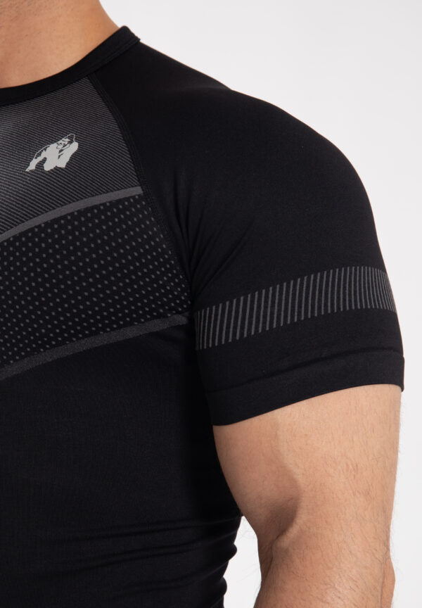 Norton Seamless T-Shirt - Black - Image 5