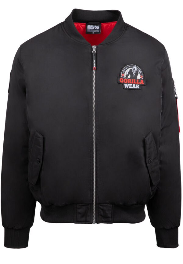 Covington Bomber Jacket - Black - Image 9