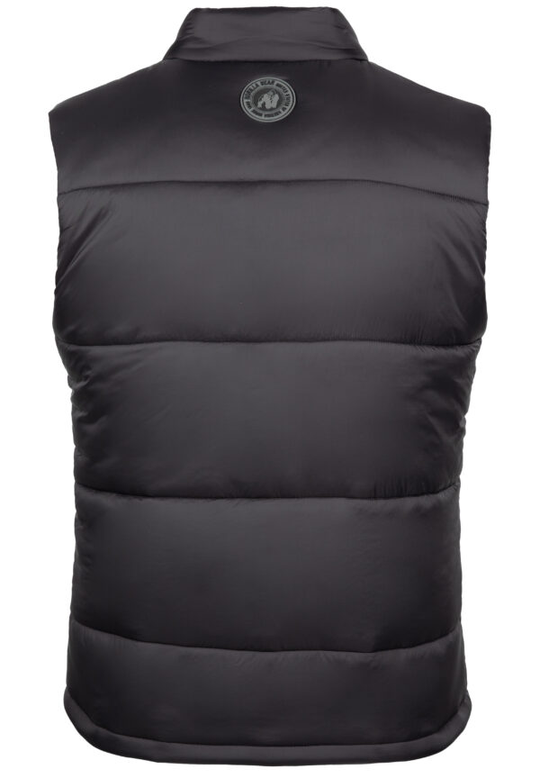 Irvine Puffer Vest - Black - Image 7