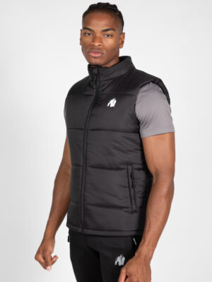 Irvine Puffer Vest – Black