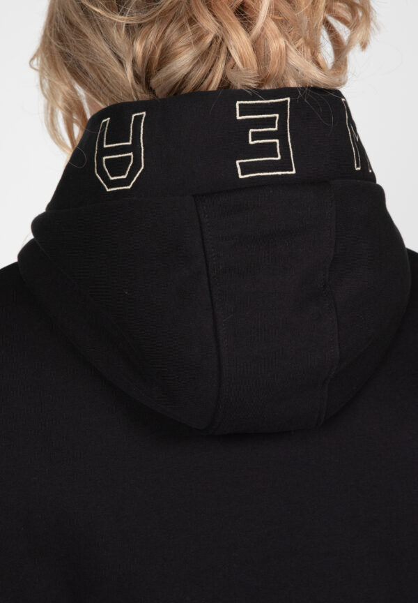 Tracey Cropped Hoodie - Black - Image 4