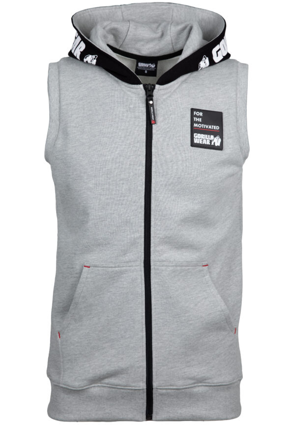 MILWAUKEE S/L ZIPPED HOODIE - GRAY MELANGE - Image 5