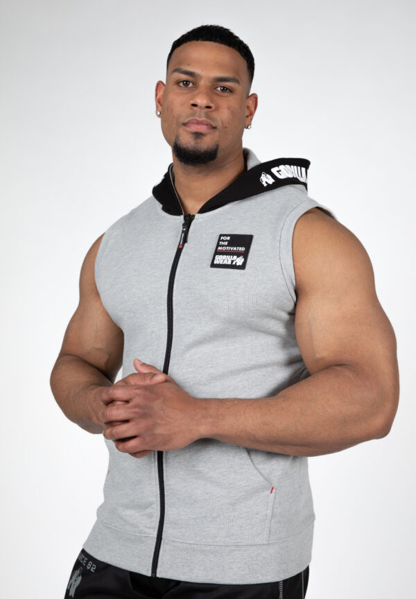 MILWAUKEE S/L ZIPPED HOODIE - GRAY MELANGE