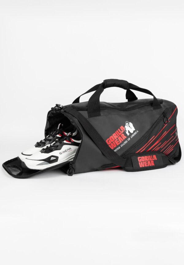 Ohio Gym Bag Black/Red - Image 4